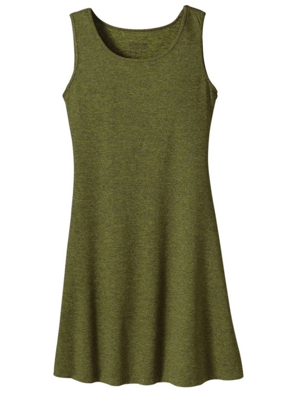 Patagonia Seabrook Cross-Back Dress Sprouted Green Heather - Size Medium